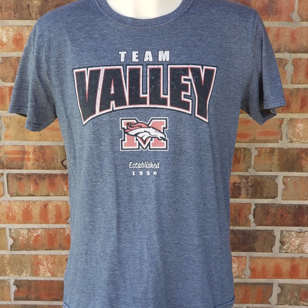 Oklahoma Mustang Broncos Team Valley Short Sleeve Tee – Size L - Picture 4 of 12